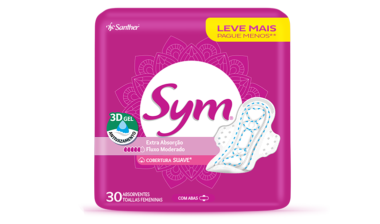 Sym Premium Cobertura Suave 16 absorventes